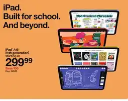 Target iPad A16 (11th generation) offer