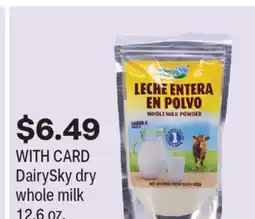 CVS DairySky dry whole milk 12.6 oz offer