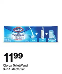 Target Clorox ToiletWand 3-in-1 starter kit offer
