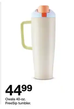 Target Owala 40-oz. FreeSip tumbler offer