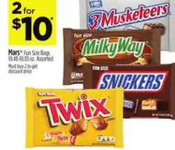 Dollar General Mars Fun Size Bags offer