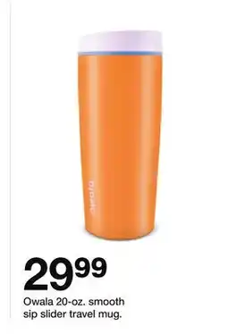 Target Owala 20-oz. smooth sip slider travel mug offer