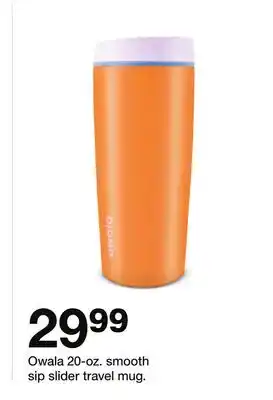 Target Owala 20-oz. smooth sip slider travel mug offer