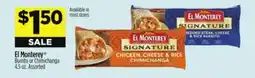Dollar General El Monterey Burrito or Chimichanga offer
