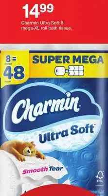 Target Charmin Ultra Soft 8 mega-XL roll bath tissue offer