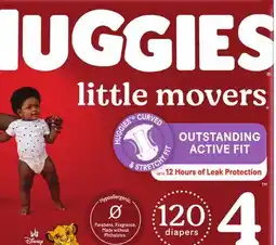 Target Huggies Little Movers 120-ct. diapers offer