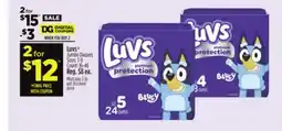 Dollar General Luvs Jumbo Diapers offer