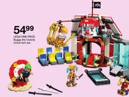 Target LEGO ONE PIECE Buggy the Clowns circus tent set offer