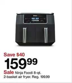 Target Ninja Foodi 8-qt. 2-basket air fryer offer