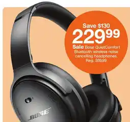 Target Bose QuietComfort Bluetooth wireless noise offer
