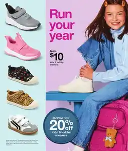 Target Kids' & toddler sneakers offer
