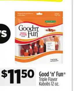 Dollar General Good'n'Fun Triple Flavor Kabobs offer