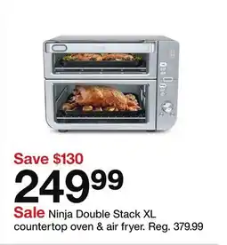 Target Ninja Double Stack XL countertop oven & air fryer offer