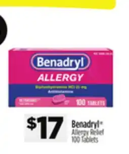 Dollar General Benadryl Allergy Relief offer