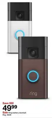 Target Ring battery doorbell offer