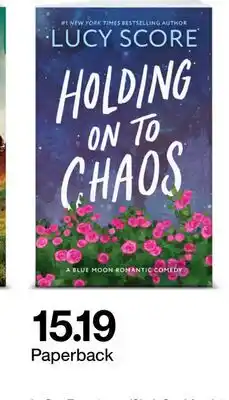 Target HOLDING ON TO CHAOS Paperback offer