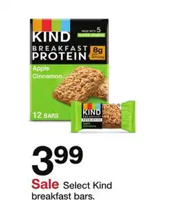 Target Select Kind breakfast bars offer