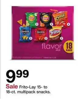 Target Frito-Lay 15- to 18-ct. multipack snacks offer