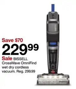 Target BISSELL CrossWave OmniFind wet dry cordless vacuum offer