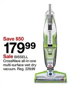 Target BISSELL CrossWave all-in-one multi-surface wet dry vacuum offer