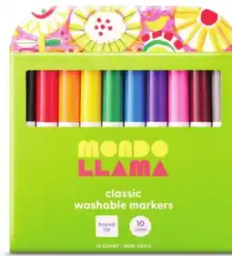 Target Mondo Llama broad-tip markers offer