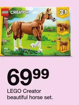 Target LEGO Creator beautiful horse set offer