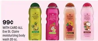 CVS ALL Eve St. Claire moisturizing body wash 20 oz offer