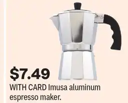 CVS Imusa aluminum espresso maker offer