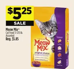 Dollar General Meow Mix Cat Food offer