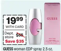 CVS GUESS woman EDP spray 2.5 oz offer
