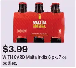 CVS Malta India 6 pk. 7 oz bottles offer