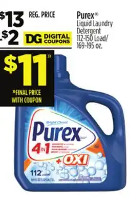 Dollar General Purex Liquid Laundry Detergent offer