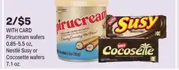 CVS Pirucream wafers 0.85-5.5 oz, Nestlé Susy or Cocosette wafers 7.1 oz offer