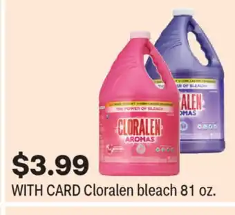CVS Cloralen bleach 81 oz offer