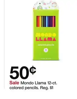 Target Mondo Llama 12-ct. colored pencils offer