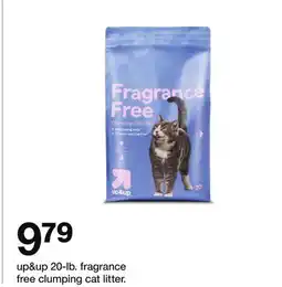 Target up & up 20-lb. fragrance clumping cat litter offer