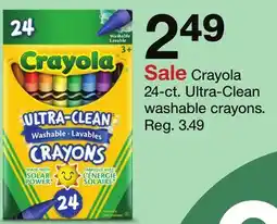 Target Crayola 24-ct. Ultra-Clean washable crayons offer