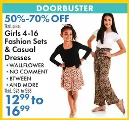 Boscov's Girls 4-16 Fashion Sets & Casual Dresses offer