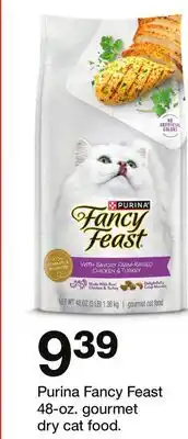Target Purina Fancy Feast 48-oz. gourmet dry cat food offer