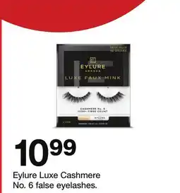 Target Cashmere No. 6 false eyelashes offer
