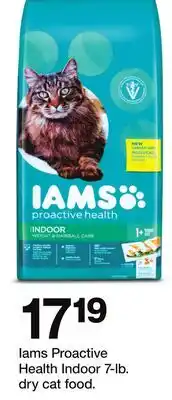 Target Iams Proactive Health Indoor 7-lb. dry cat food offer
