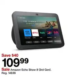 Target Amazon Echo Show 8 (3rd Gen) offer