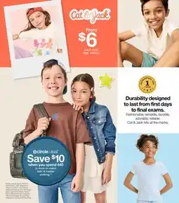 Target Cat & Jack kids' T-shirts offer