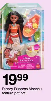 Target Disney Princess Moana + feature pet set offer