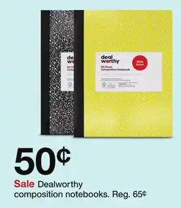 Target Dealworthy composition notebooks offer