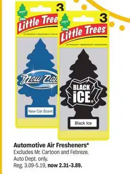Meijer Automotive Air Fresheners offer