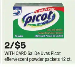 CVS Sal De Uvas Picot effervescent powder packets 12 ct offer