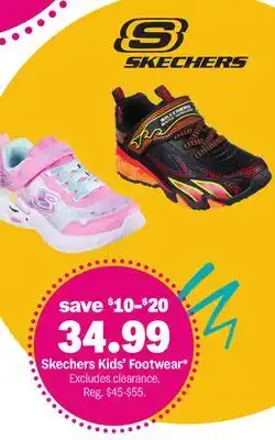 Meijer Skechers Kids' Footwear offer