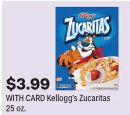 CVS Kellogg's Zucaritas 25 oz offer