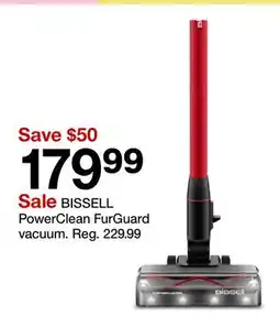 Target BISSELL PowerClean FurGuard vacuum offer
